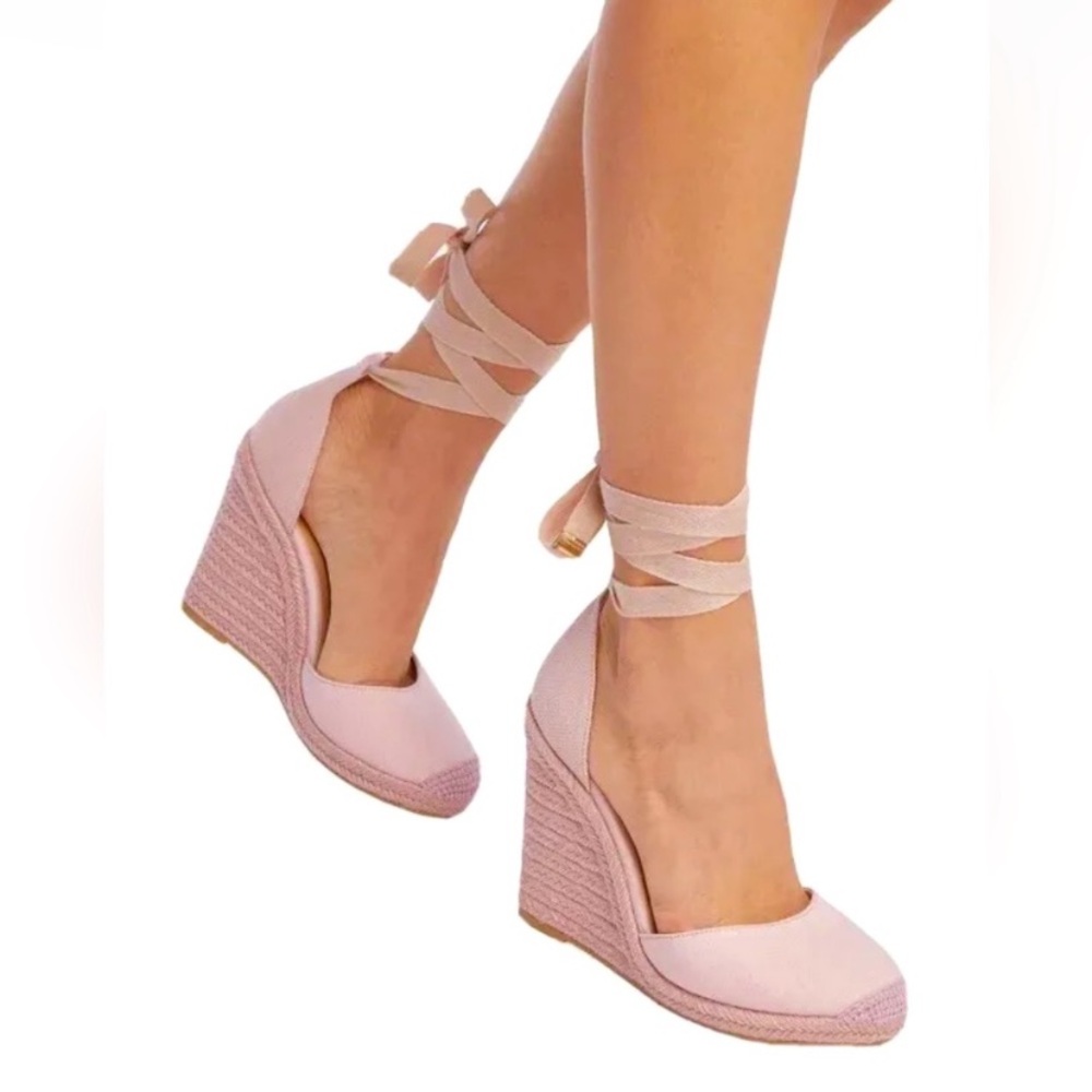 JustFab Jenala Espadrille Wedges